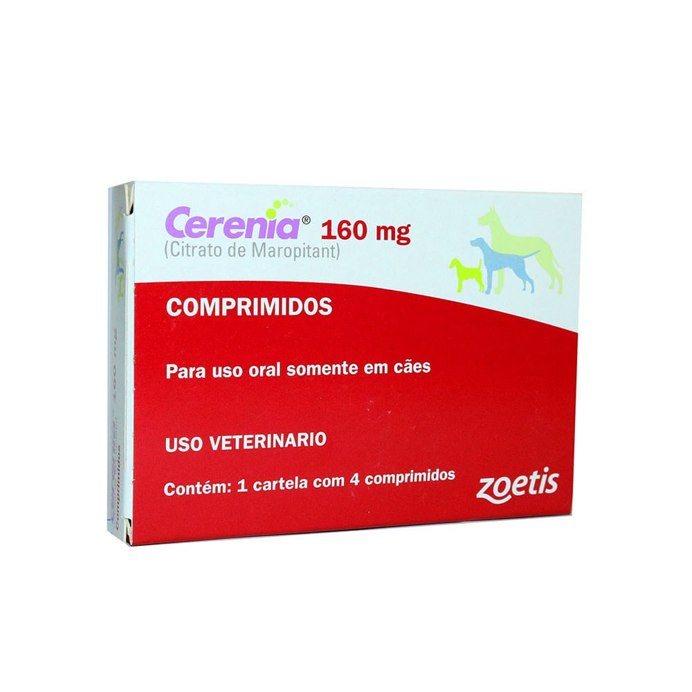 Foto-do-produto-Cerenia-Antiemetico-C-4-Comprimidos---Zoetis-160mg-no-petshop-online-da-Tudo-de-Bicho