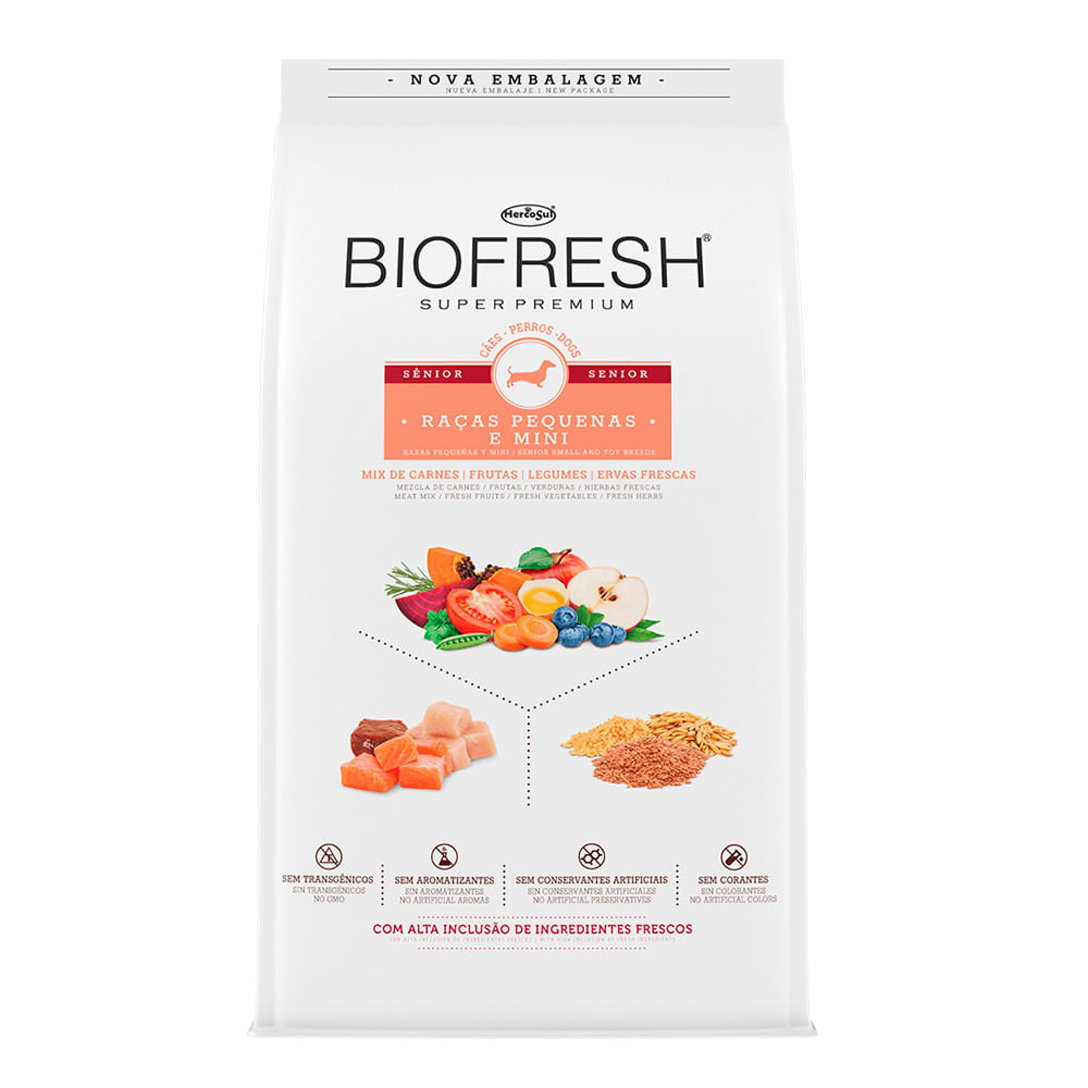 Foto-do-produto-Racao-Biofresh-Caes-Senior-Racas-Pequenas-e-Mini-1kg--no-petshop-online-da-Tudo-de-Bicho