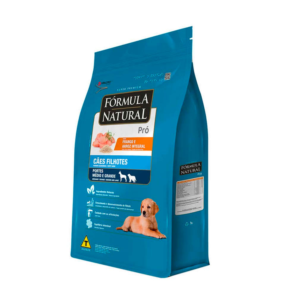 Foto-do-produto-Racao-Formula-Natural-Pro-Caes-Filhotes-Racas-Medias-e-Grandes-15kg-no-petshop-online-da-Tudo-de-Bicho