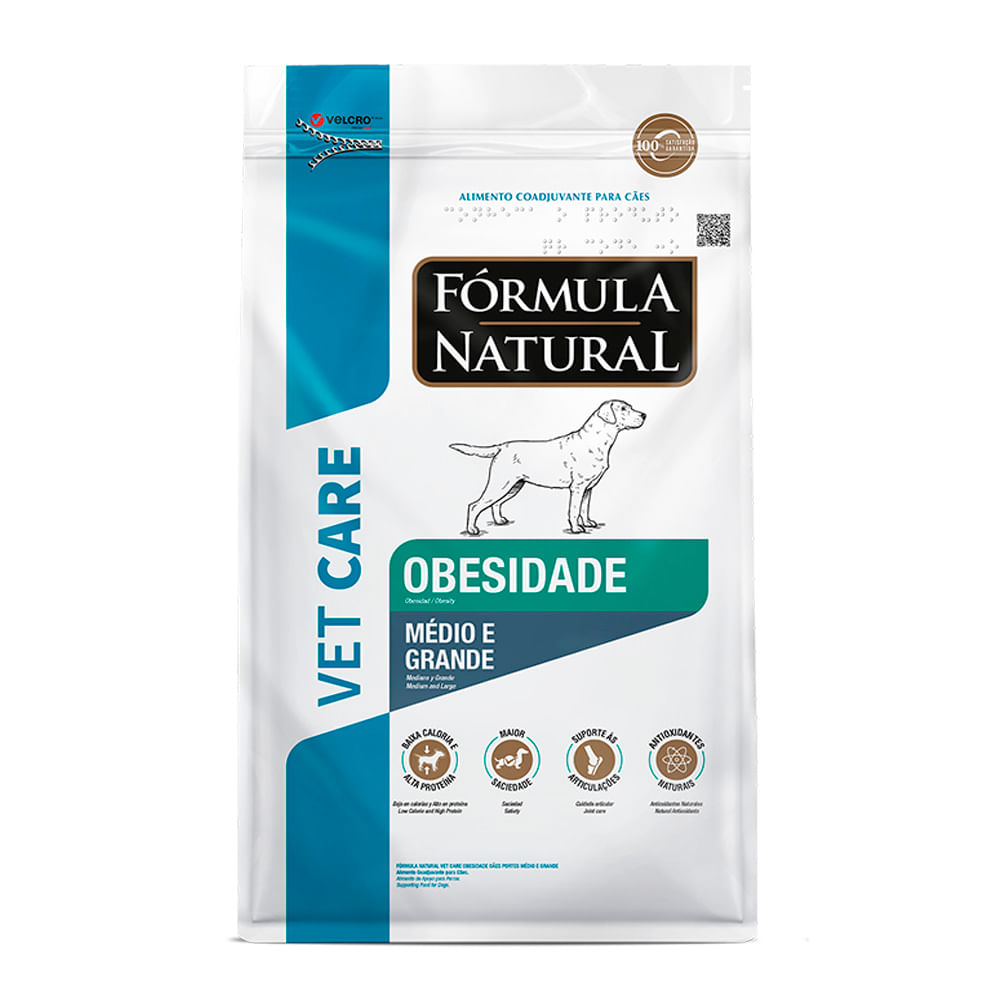 Foto-do-produto-Racao-Formula-Natural-Vet-Care-Caes-Obesidade-Racas-Medias-e-Grandes-2kg-no-petshop-online-da-Tudo-de-Bicho