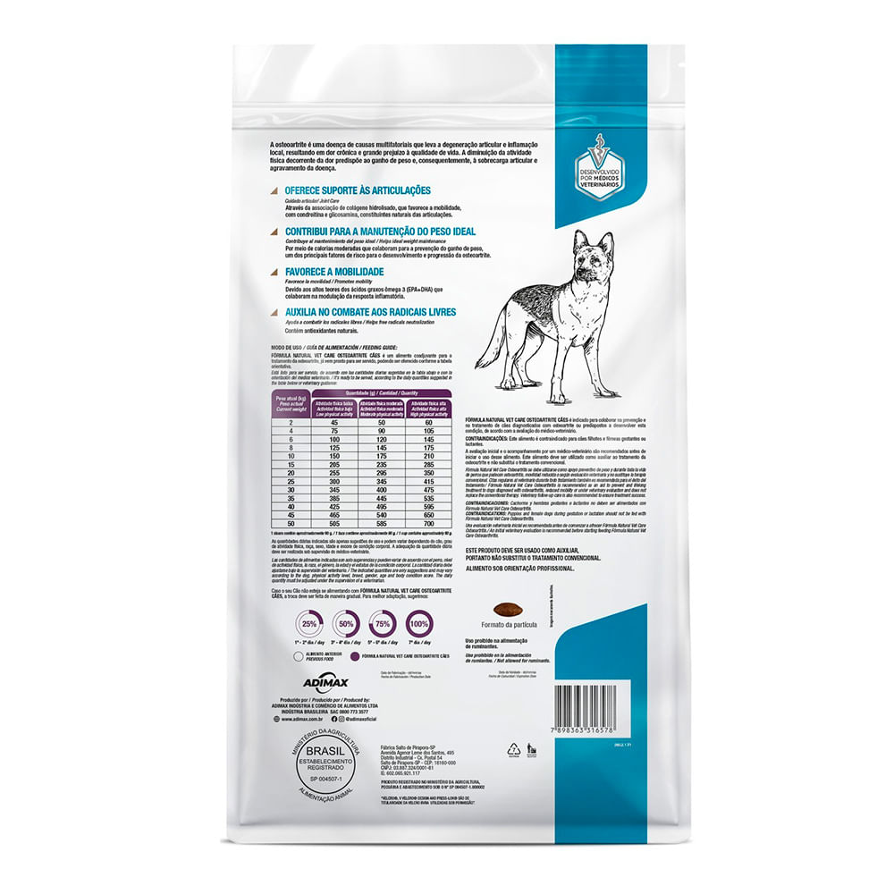 Foto-do-produto-Racao-Formula-Natural-Vet-Care-Caes-Osteoartrite-2kg-no-petshop-online-da-Tudo-de-Bicho