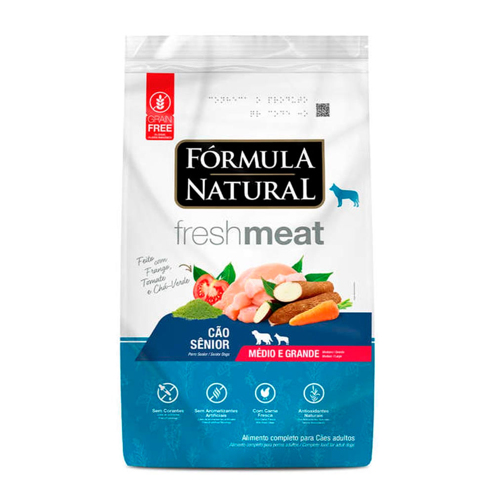 Foto-do-produto-Racao-Formula-Natural-Caes-Fresh-Meat-Senior-Racas-Medias-e-Grandes-25kg-no-petshop-online-da-Tudo-de-Bicho