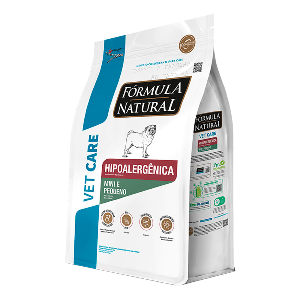 Foto-do-produto-Racao-Formula-Natural-Vet-Care-Caes-Hipoalergenica-Racas-Mini-e-Pequenas-2kg-no-petshop-online-da-Tudo-de-Bicho