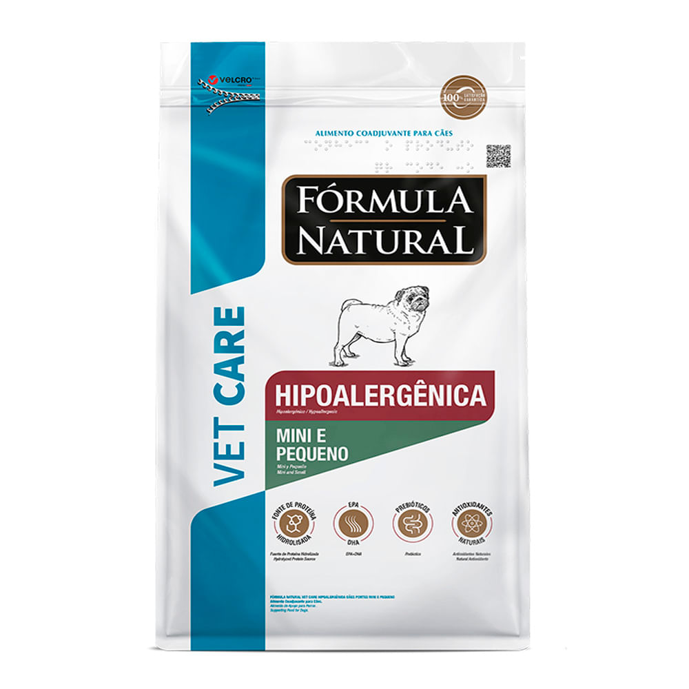 Foto-do-produto-Racao-Formula-Natural-Vet-Care-Caes-Hipoalergenica-Racas-Mini-e-Pequenas-2kg-no-petshop-online-da-Tudo-de-Bicho