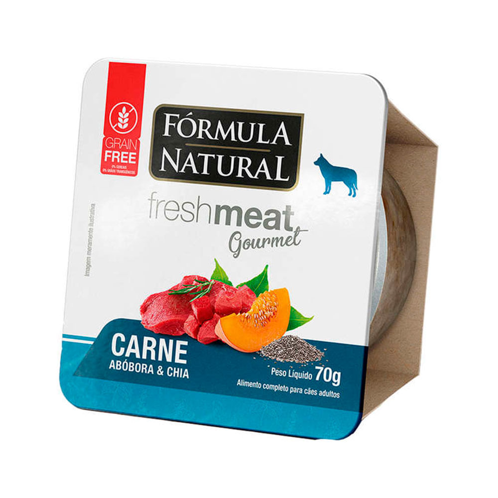 Foto-do-produto-Racao-Umida-Formula-Natural-Fresh-Meat-Gourmet-Pate-Caes-Carne-70g-no-petshop-online-da-Tudo-de-Bicho