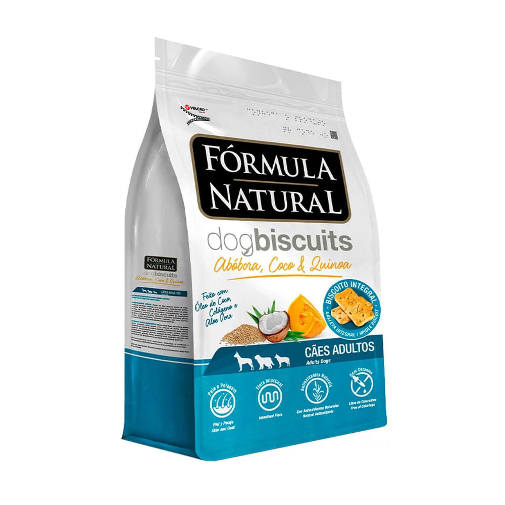 Foto-do-produto-Biscoito-Formula-Natural-Dog-Biscuits-Caes-Adultos-Abobora-250g-no-petshop-online-da-Tudo-de-Bicho