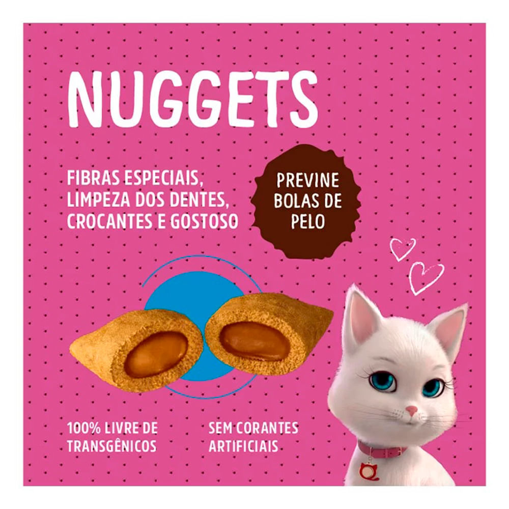 Foto-do-produto-Snack-Quatree-Nuggets-Para-Gatos-Bola-de-Pelo-Sabor-Frango---60g-no-petshop-online-da-Tudo-de-Bicho