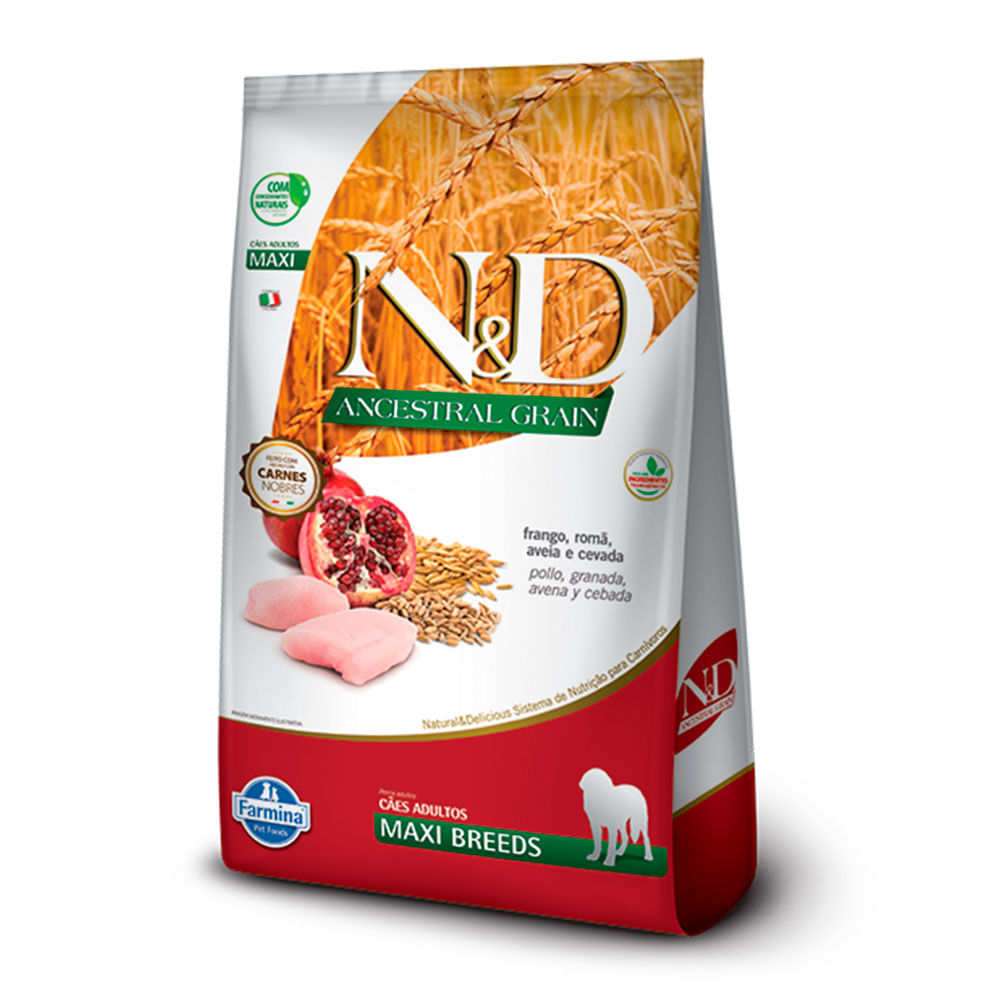 Foto-do-produto-Racao-N-D-Ancestral-Caes-Adultos-Racas-Grandes-Frango-101kg-no-petshop-online-da-Tudo-de-Bicho