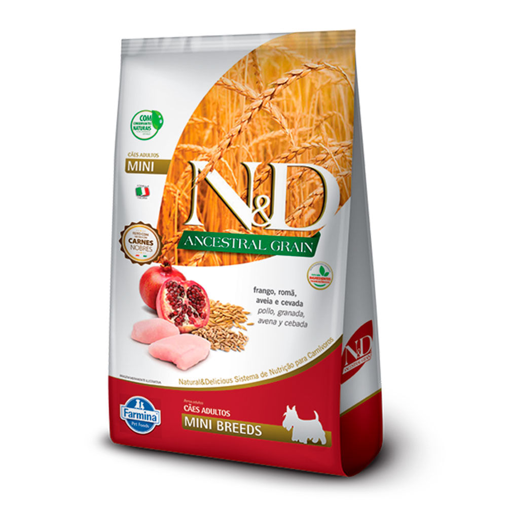 Foto-do-produto-Racao-N-D-Ancestral-Caes-Adultos-Racas-Pequenas-Frango-800g-no-petshop-online-da-Tudo-de-Bicho