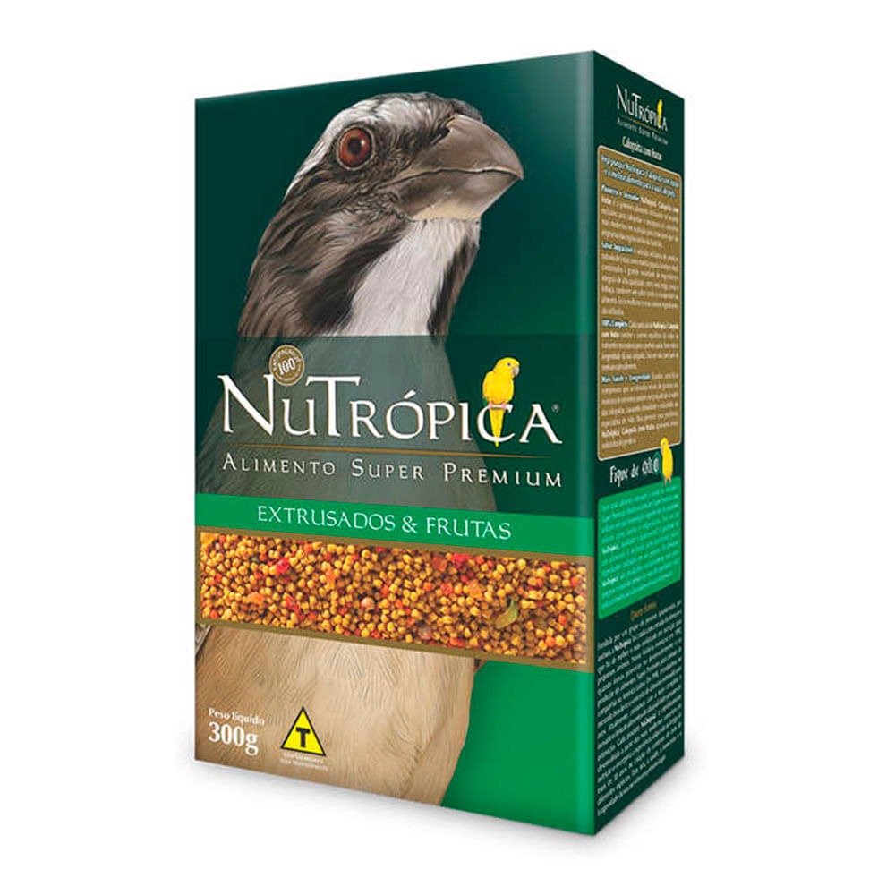 Foto-do-produto-Racao-para-Trinca-Ferro-com-Frutas-e-Pimenta-Nutropica-300g-no-petshop-online-da-Tudo-de-Bicho