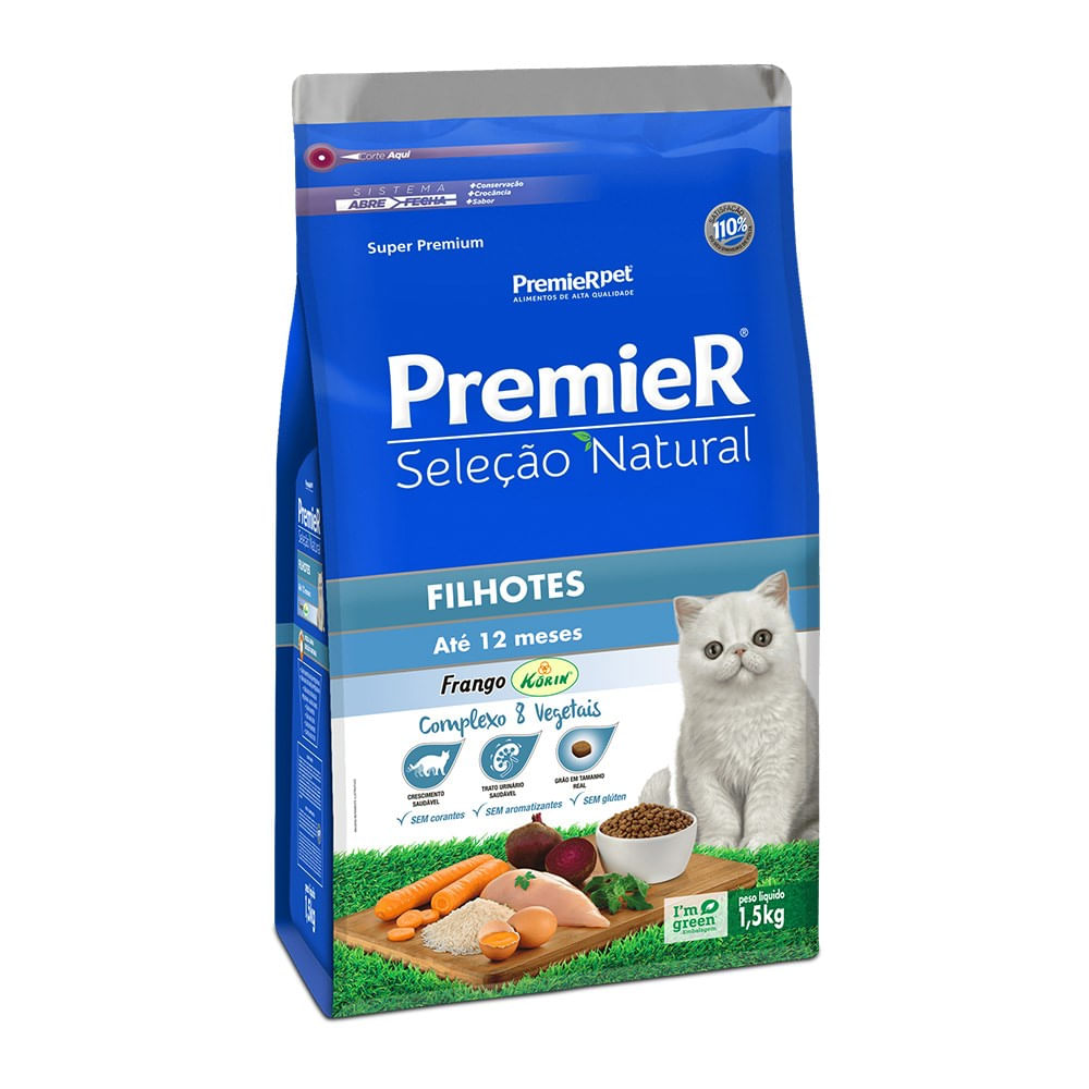 Foto-do-produto-Racao-Premier-Selecao-Natural-Gatos-Filhotes-Frango-15kg-no-petshop-online-da-Tudo-de-Bicho