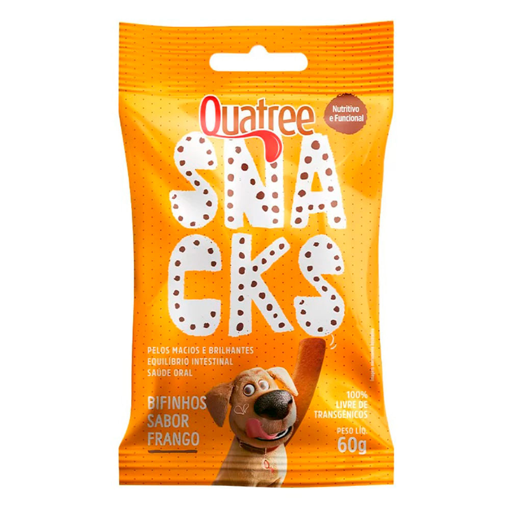 Foto-do-produto-Snacks-Quatree-Bifinhos-Caes-Sabor-Frango-60g-no-petshop-online-da-Tudo-de-Bicho