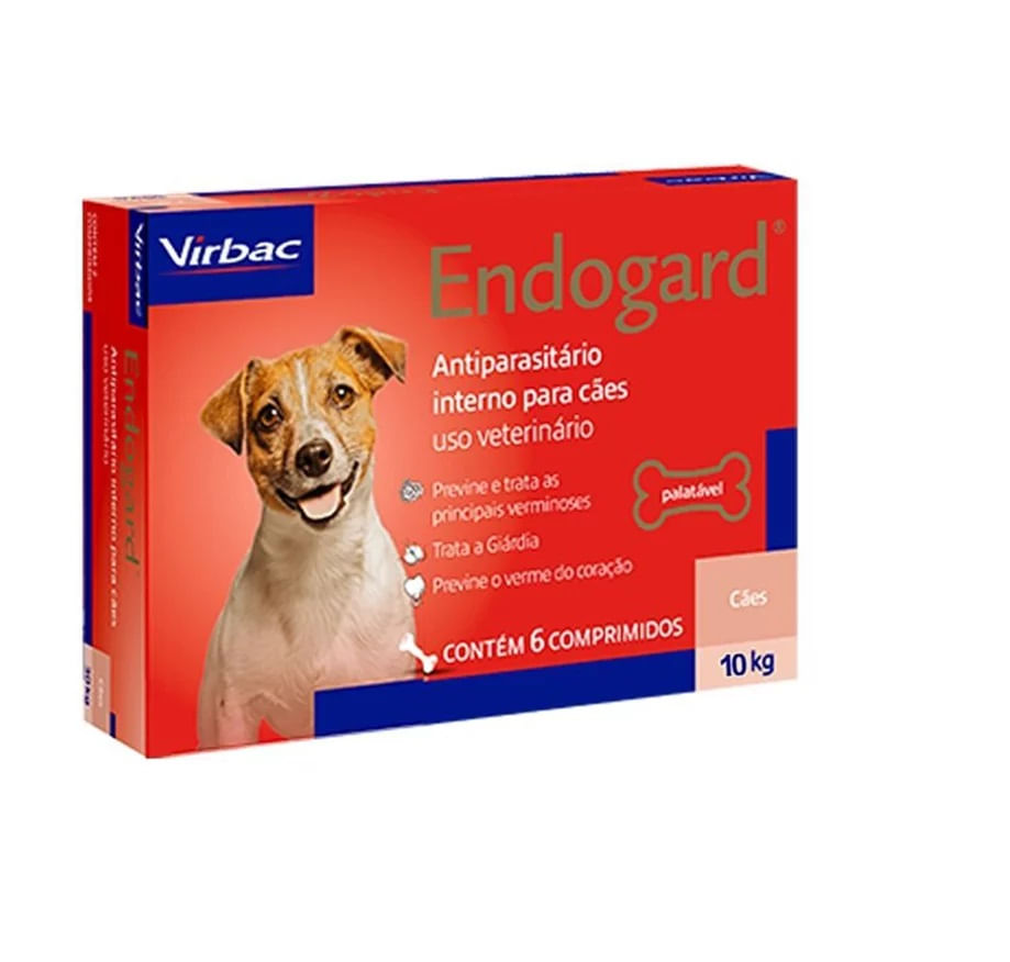 Foto-do-produto-Vermifugo-Virbac-Endogard-com-6-Comprimidos-Para-Caes-10kg-no-petshop-online-da-Tudo-de-Bicho