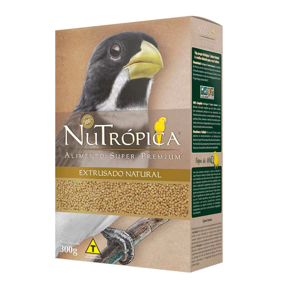 Foto-do-produto-Racao-Nutropica-Coleiro-Extrusado-Natural-300g-no-petshop-online-da-Tudo-de-Bicho