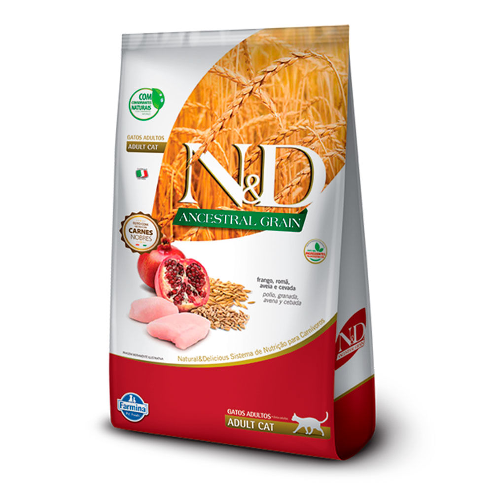 Foto-do-produto-Racao-N-D-Ancestral-Gatos-Adultos-Frango-400g-no-petshop-online-da-Tudo-de-Bicho