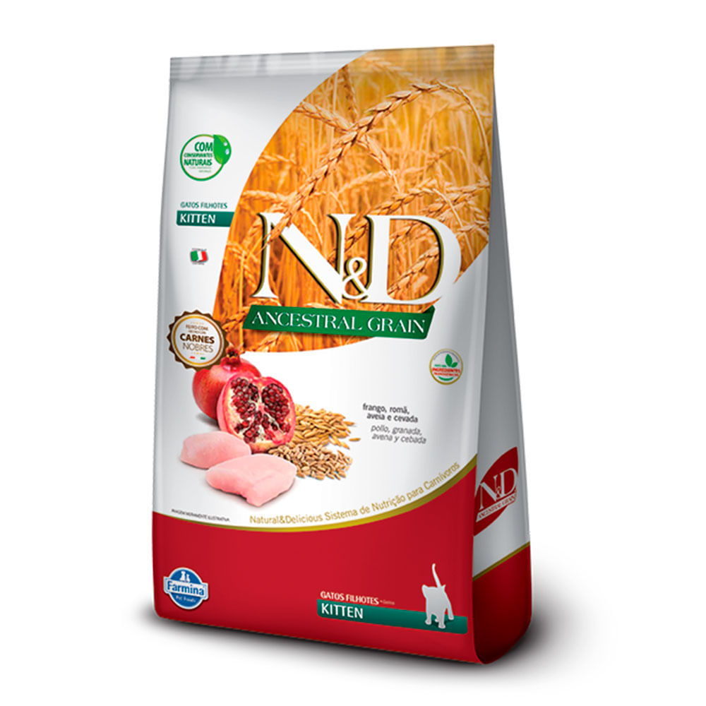 Foto-do-produto-Racao-N-D-Ancestral-Gatos-Filhotes-Frango-400g-no-petshop-online-da-Tudo-de-Bicho