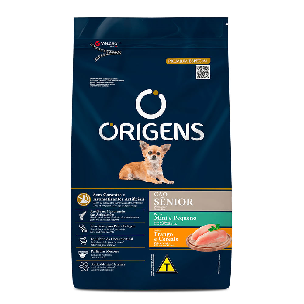 Foto-do-produto-Racao-Origens-Caes-Senior-Racas-Mini-e-Pequenas-101kg-no-petshop-online-da-Tudo-de-Bicho