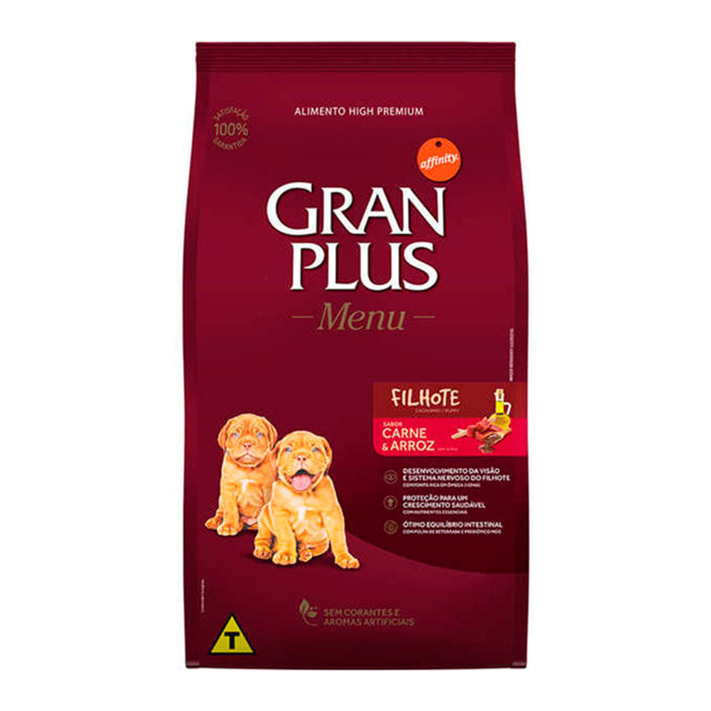 Foto-do-produto-Racao-Gran-Plus-Menu-Caes-Filhotes-Porte-Medio-e-Grande-Carne-e-Arroz-3kg-no-petshop-online-da-Tudo-de-Bicho