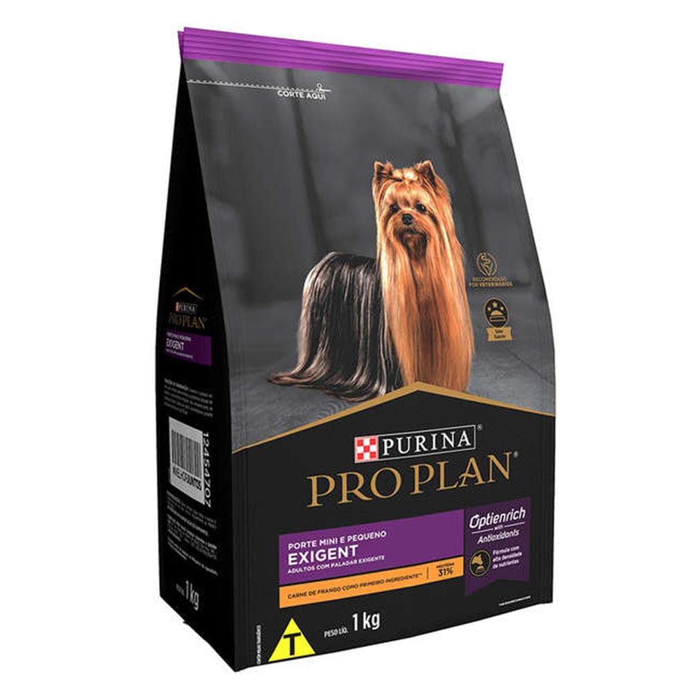 Foto-do-produto-Racao-Seca-Nestle-Purina-Pro-Plan-Exigentes-Frango-para-Caes-Adultos-Racas-Pequenas-1kg-no-petshop-online-da-Tudo-de-Bicho