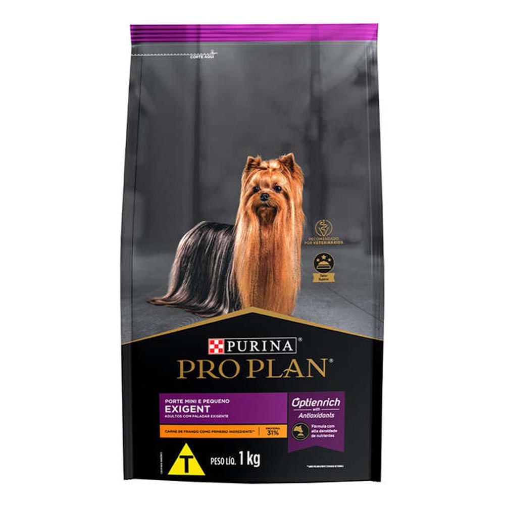 Foto-do-produto-Racao-Seca-Nestle-Purina-Pro-Plan-Exigentes-Frango-para-Caes-Adultos-Racas-Pequenas-1kg-no-petshop-online-da-Tudo-de-Bicho