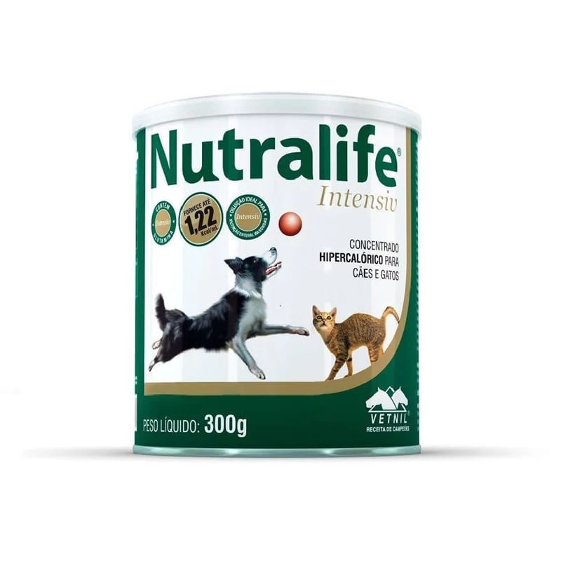 Foto-do-produto-Nutralife-Intensiv-Suplemento-para-Caes-e-Gatos-300g-no-petshop-online-da-Tudo-de-Bicho