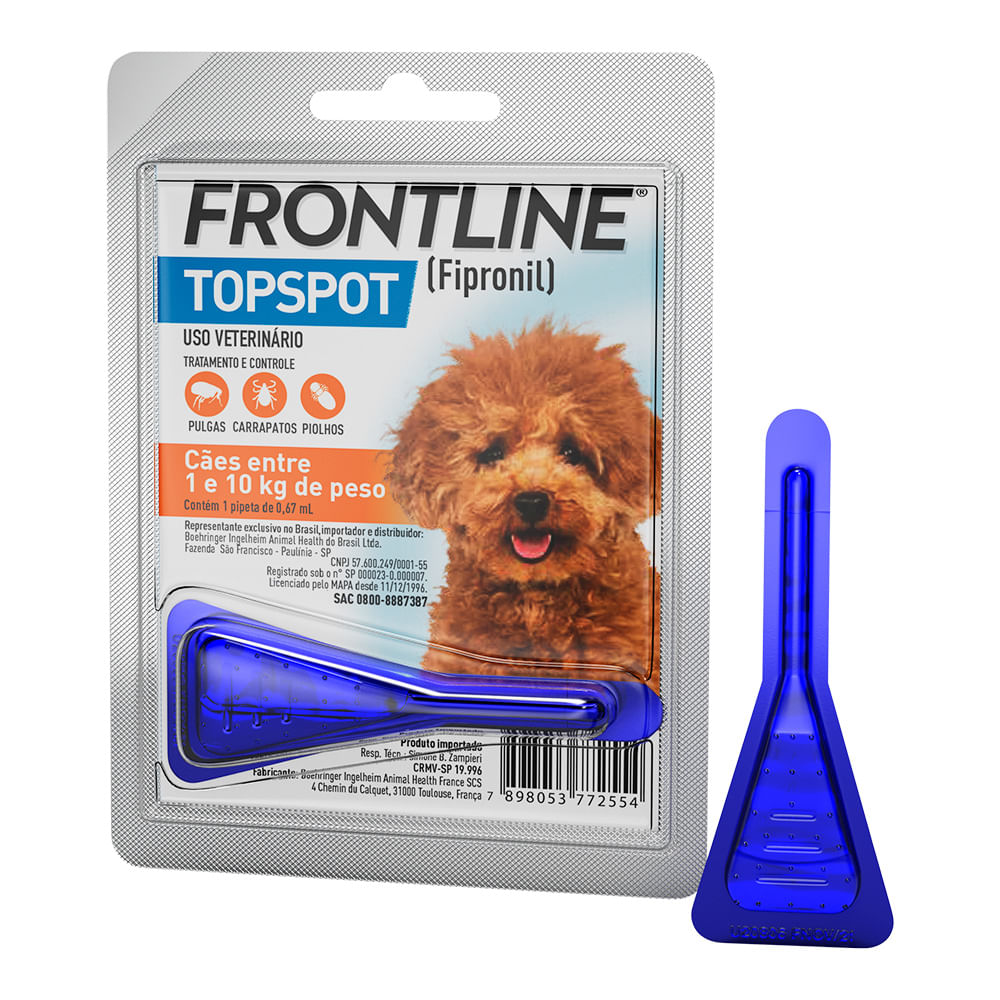 Foto-do-produto-Frontline-TopSpot-Antipulgas-e-Carrapatos-Caes-1-a-10kg-no-petshop-online-da-Tudo-de-Bicho