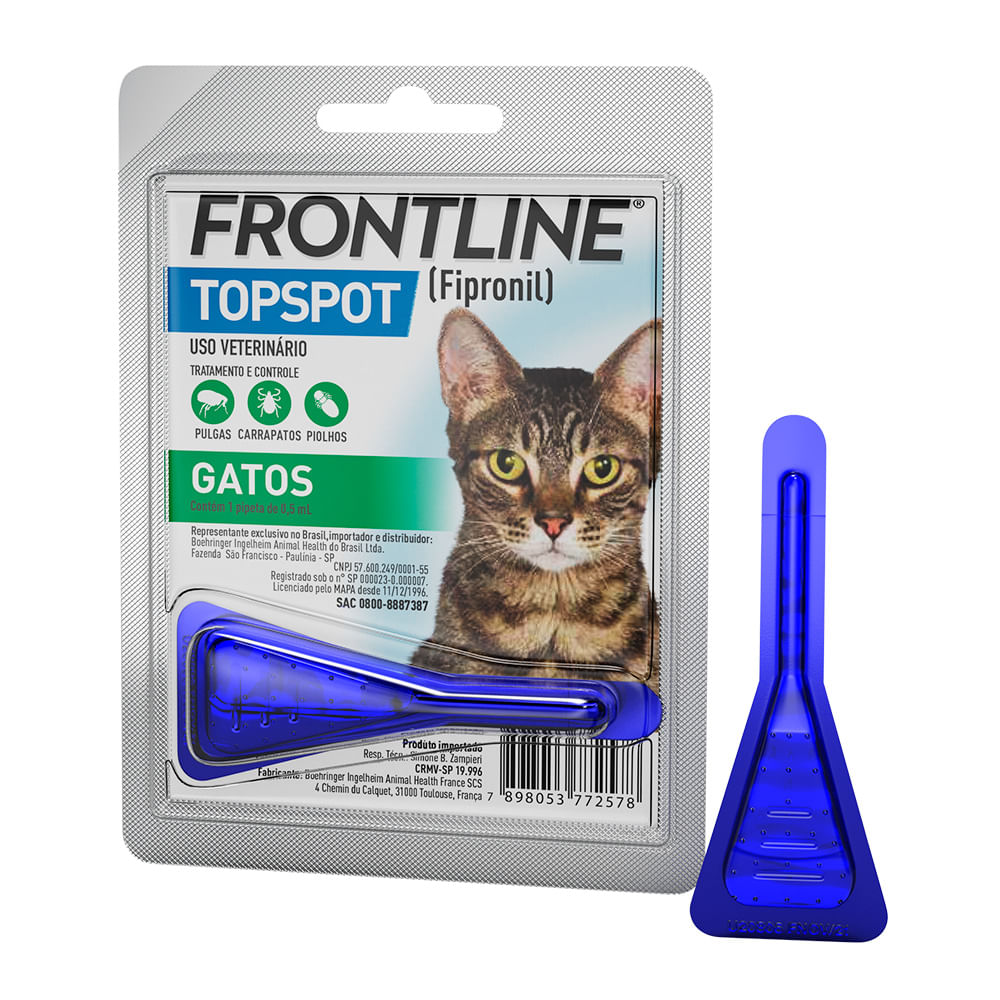 Foto-do-produto-Frontline-TopSpot-Antipulgas-e-Carrapatos-Gatos-05ml-no-petshop-online-da-Tudo-de-Bicho