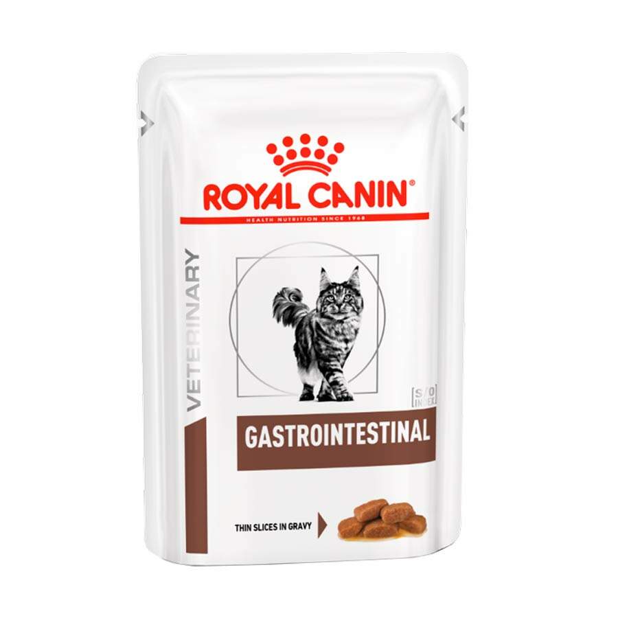 Foto-do-produto-Racao-Gatos-Royal-Canin-Veterinary-Umida-Gastro-Intestinal-Sache-85g-no-petshop-online-da-Tudo-de-Bicho