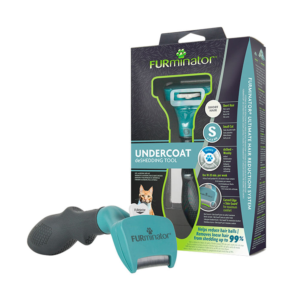 Foto-do-produto-Escova-Furminator-New-Pequeno-Gatos-Pelo-Curto-no-petshop-online-da-Tudo-de-Bicho