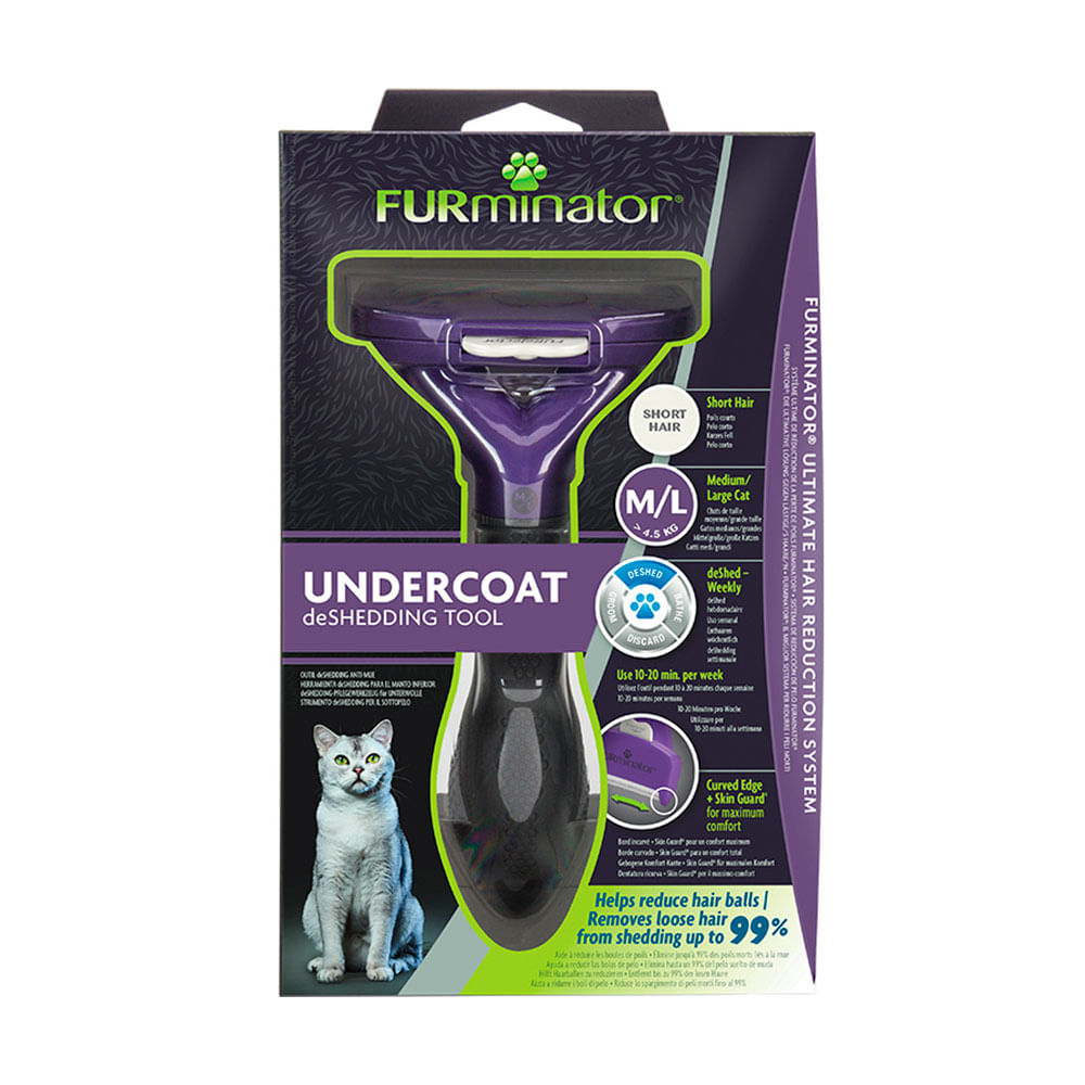 Foto-do-produto-Escova-Furminator-New-Medio-Grande-Gatos-Pelo-Curto-no-petshop-online-da-Tudo-de-Bicho