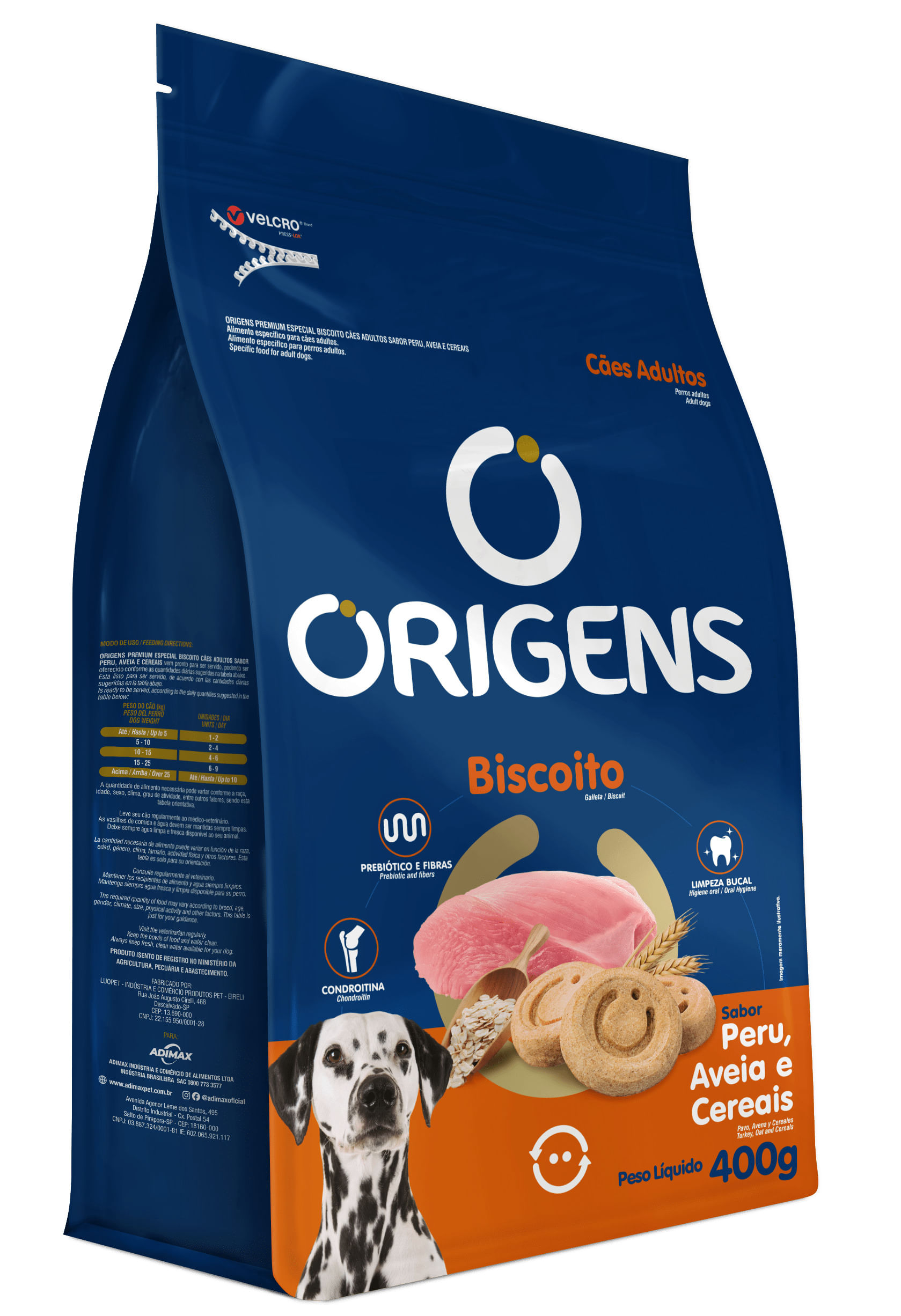 Foto-do-produto-Biscoito-Origens-Caes-Adultos-Peru-400g-no-petshop-online-da-Tudo-de-Bicho