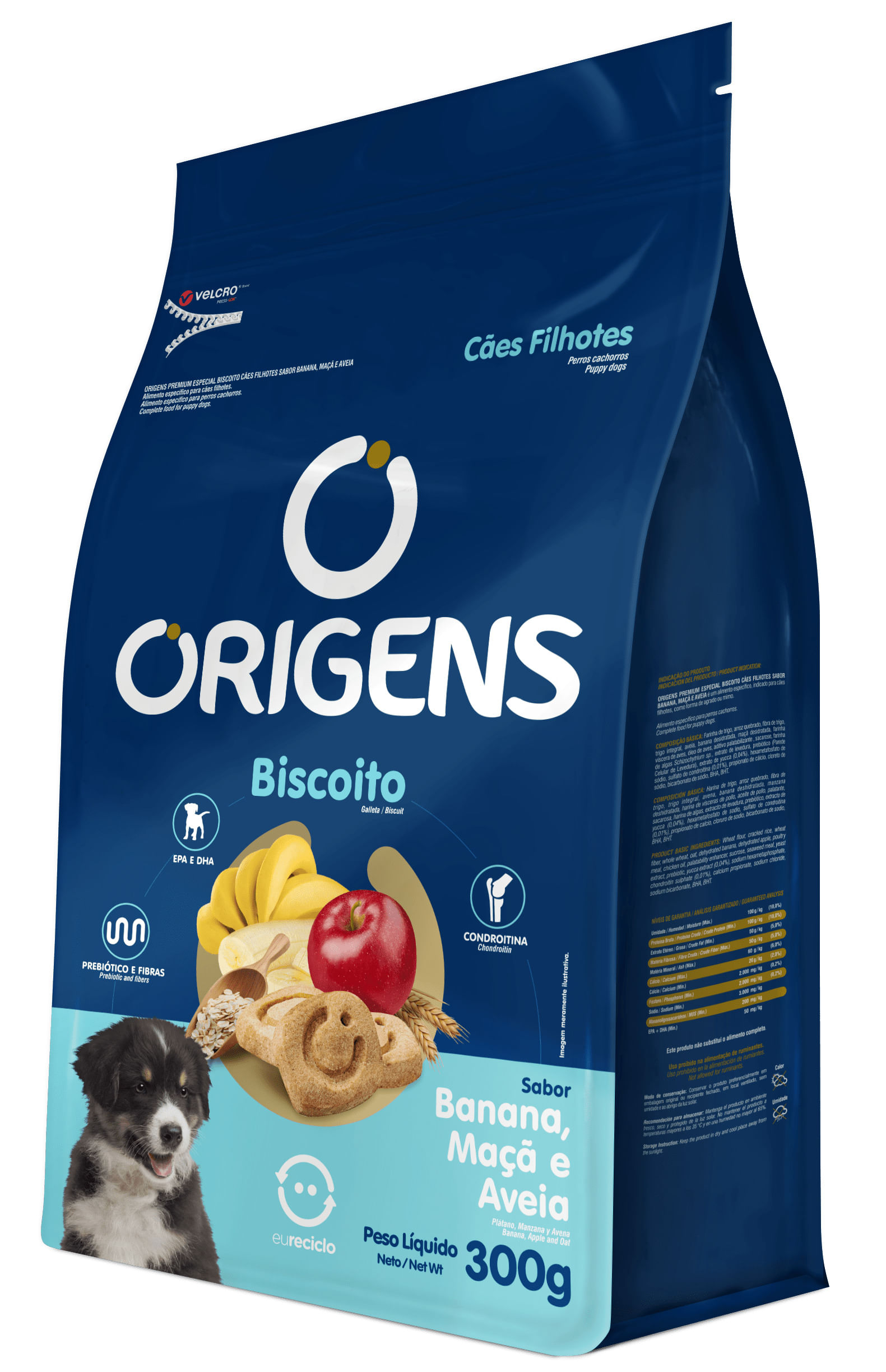 Foto-do-produto-Biscoito-Origens-Caes-Filhotes-Banana-300g-no-petshop-online-da-Tudo-de-Bicho