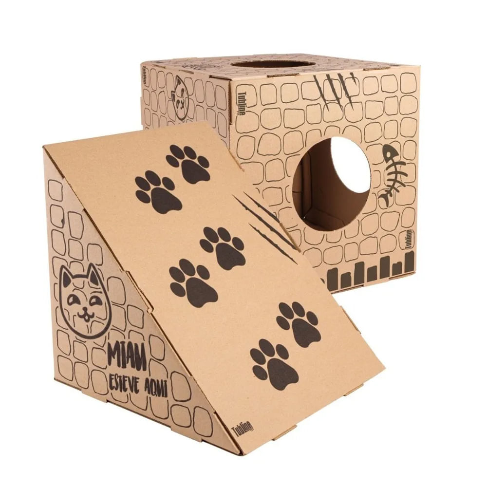 Foto-do-produto-Kit-Gato-Tubline-Cubo---Rampa-no-petshop-online-da-Tudo-de-Bicho