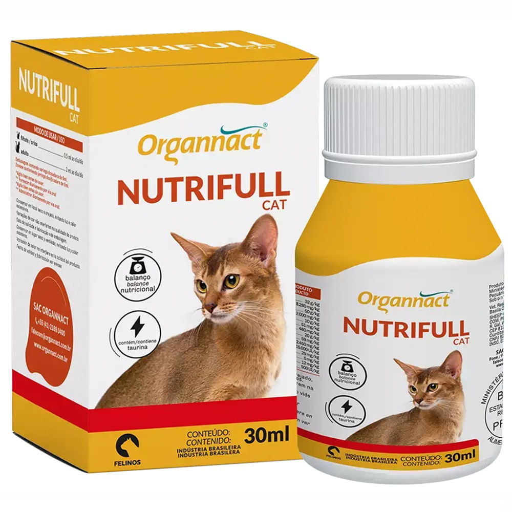 Foto-do-produto-Suplemento-Nutrifull-Cat-Organnact-30ml-no-petshop-online-da-Tudo-de-Bicho