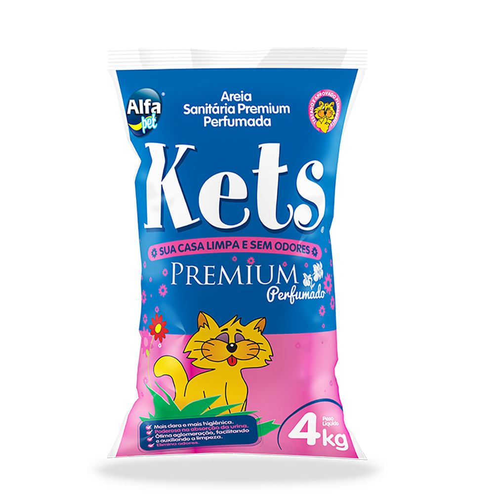 Foto-do-produto-Areia-Higienica-Kets-Premium-Perfumada-Gatos-4kg-no-petshop-online-da-Tudo-de-Bicho