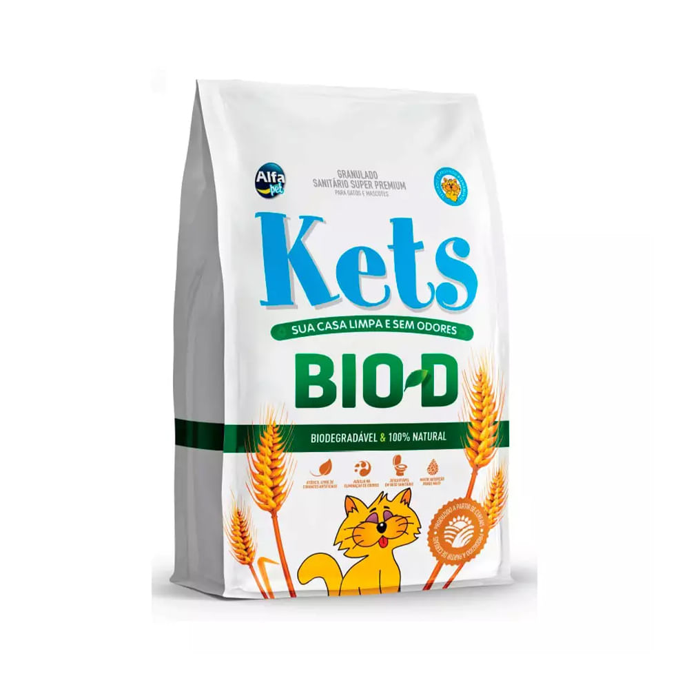 Foto-do-produto-Areia-Gatos-Higienica-Kets-Bio-D-3kg-no-petshop-online-da-Tudo-de-Bicho