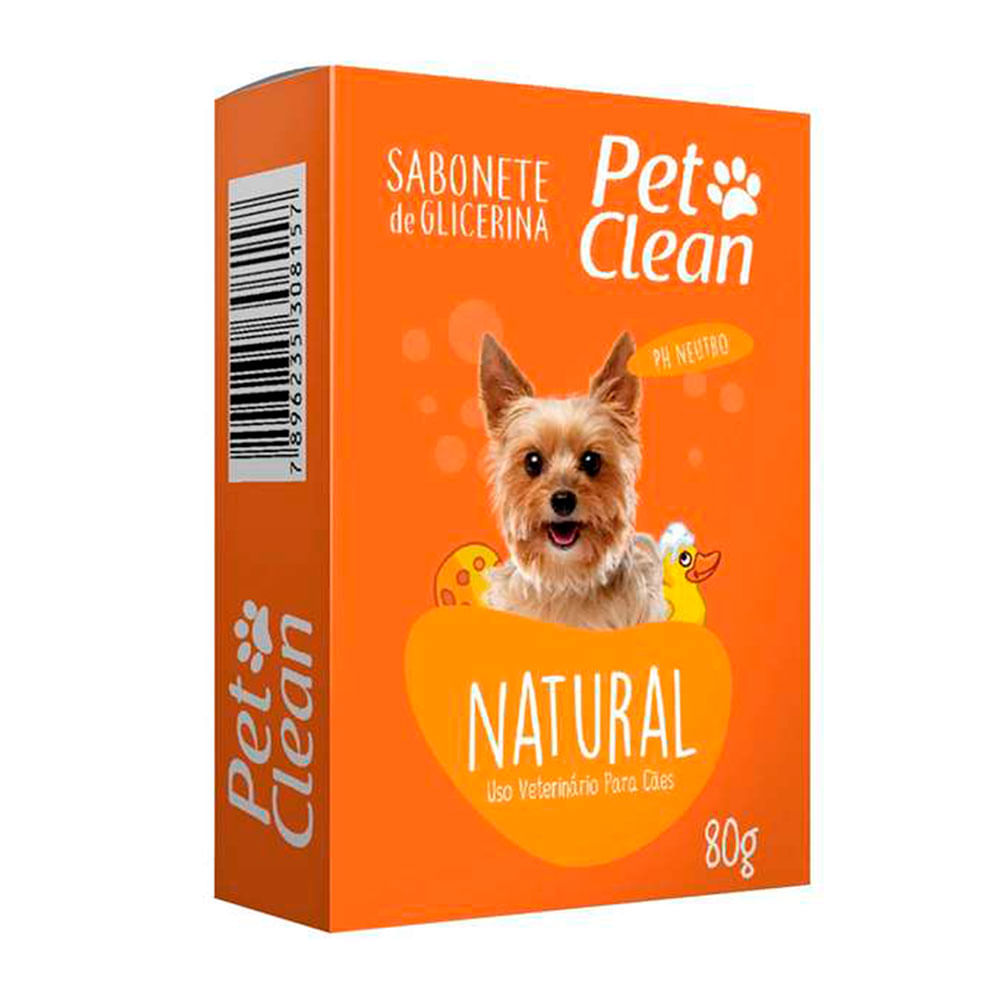 Foto-do-produto-Sabonete-Natural-Pet-Clean-80g-no-petshop-online-da-Tudo-de-Bicho