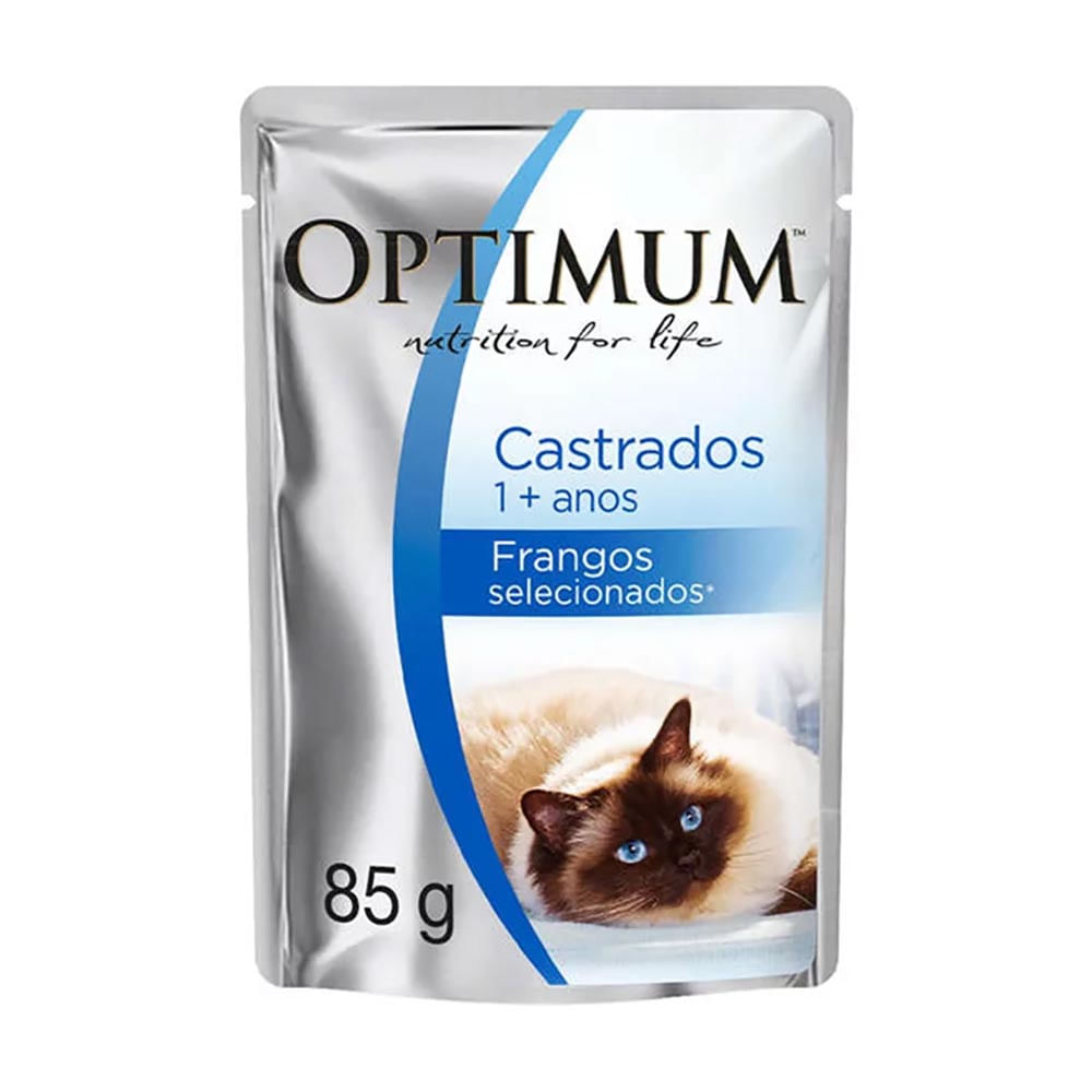 Foto-do-produto-Racao-Umida-Optimum-Gatos-Castrados-Frango-Sache-85gr-no-petshop-online-da-Tudo-de-Bicho