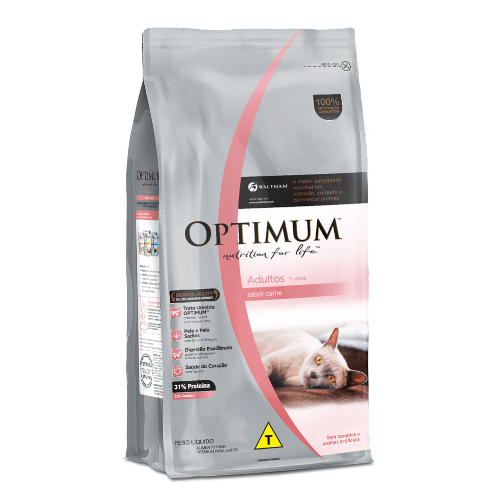 Foto-do-produto-Racao-Optimum-Gatos-Adultos-Carne-1kg-no-petshop-online-da-Tudo-de-Bicho