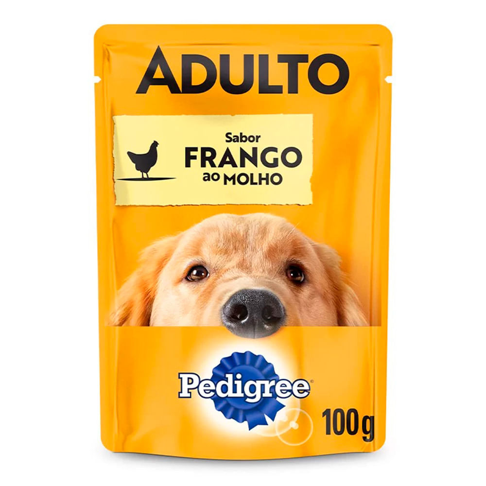 Foto-do-produto-Racao-Umida-Pedigree-Caes-Adultos-Racas-Medias-E-gande-Frango-ao-Molho-Sache-100g-no-petshop-online-da-Tudo-de-Bicho