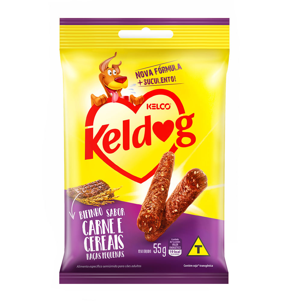 Foto-do-produto-Bifinho-Kelco-Keldog-Racas-Pequenas-Carne-e-Cereais-55g-no-petshop-online-da-Tudo-de-Bicho