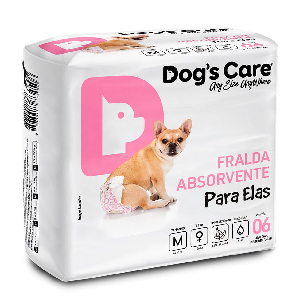 Foto-do-produto-Fralda-Higienica-M-Para-Femeas-Dogs-Care-6-Unidades-no-petshop-online-da-Tudo-de-Bicho