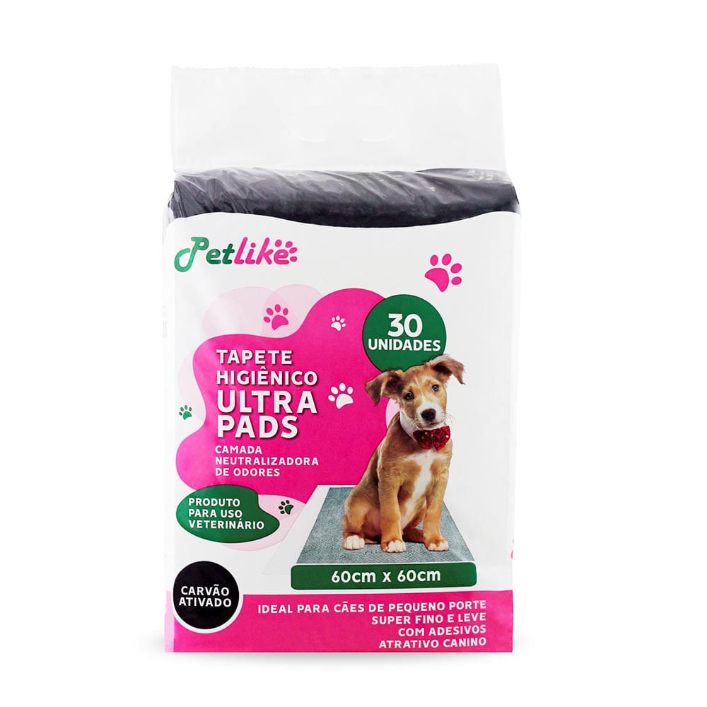 Foto-do-produto-Tapete-Higienico-Petlike-Ultra-Pads-Carvao-Ativado-30-Unidades-no-petshop-online-da-Tudo-de-Bicho