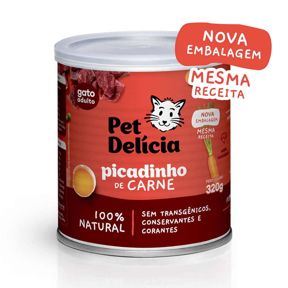 Foto-do-produto-Racao-Umida-Pet-Delicia-Gatos-Picadinho-de-Carne-320g-no-petshop-online-da-Tudo-de-Bicho