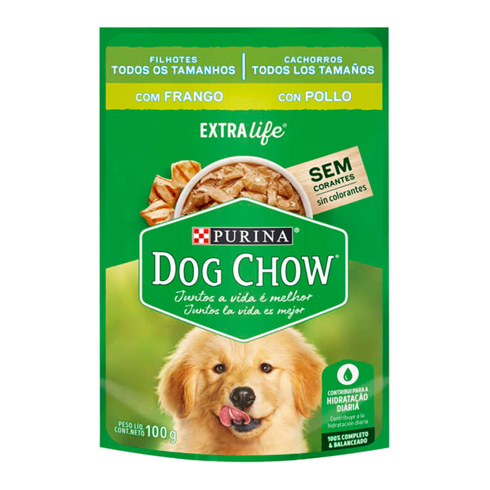 Foto-do-produto-Racao-Umida-Nestle-Purina-Dog-Chow-Filhotes-Frango-Sache-100g-no-petshop-online-da-Tudo-de-Bicho