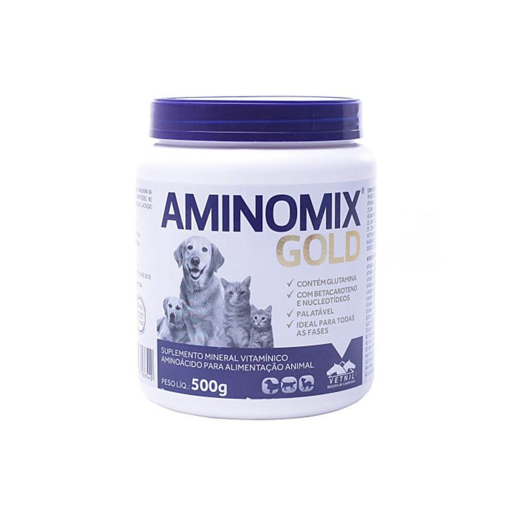 Foto-do-produto-Suplemento-Aminomix-gold-para-Caes-e-Gatos-500g-no-petshop-online-da-Tudo-de-Bicho