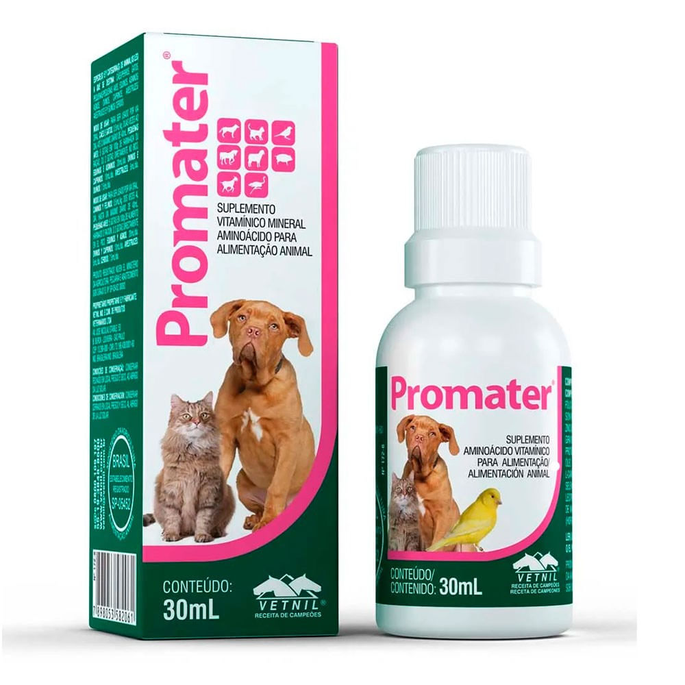 Foto-do-produto-Suplemento-Vitaminico-Promater-Vetnil-30ml-no-petshop-online-da-Tudo-de-Bicho