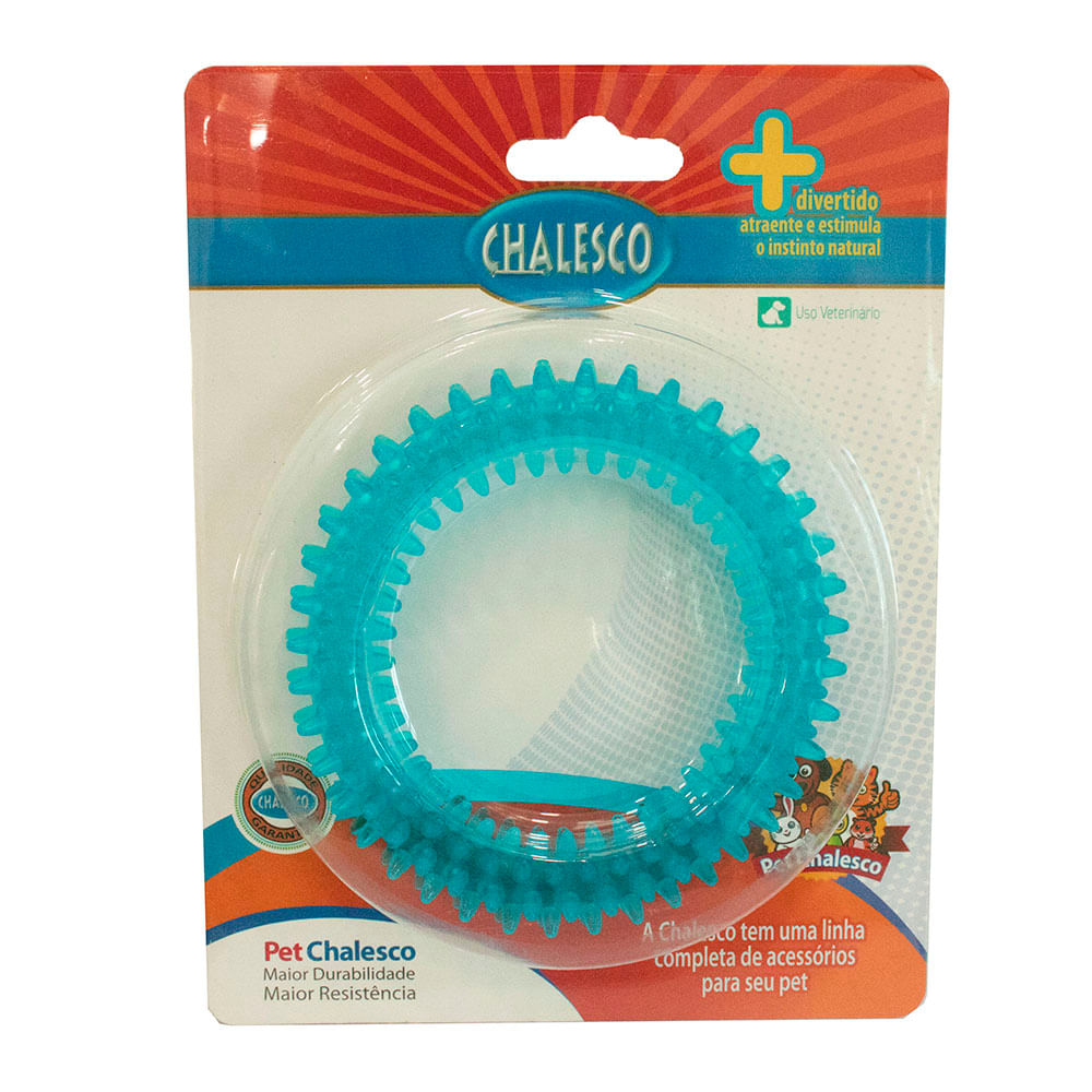 Foto-do-produto-Brinquedo-Mordedor-Argola-Azul-Chalesco-no-petshop-online-da-Tudo-de-Bicho