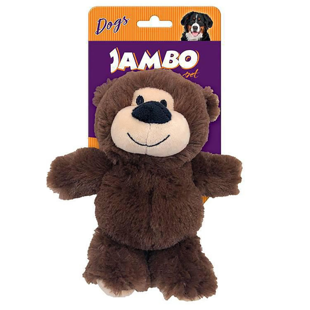 Foto-do-produto-Brinquedo-Caes-Jambo-Mordedor-Pelucia-Happy-Bear-Pequeno-Marrom-no-petshop-online-da-Tudo-de-Bicho