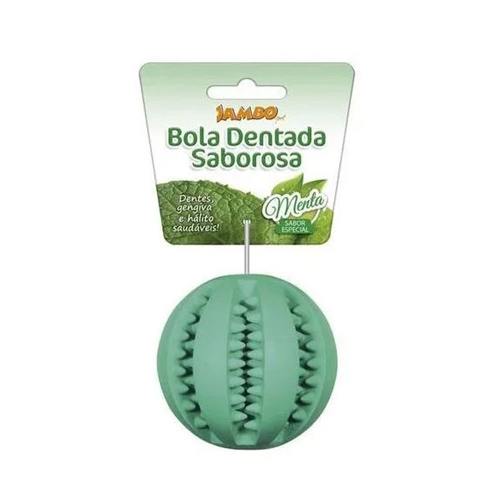 Foto-do-produto-Brinquedo-Mordedor-Caes-Bola-Md.-Dentada-Mint-Jambo-no-petshop-online-da-Tudo-de-Bicho